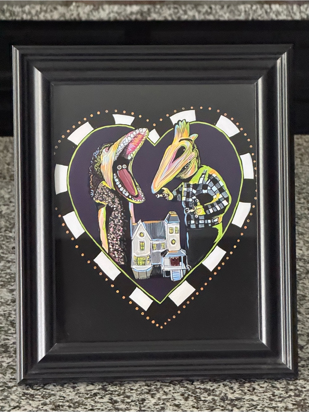 Beetlejuice Framed Art Print